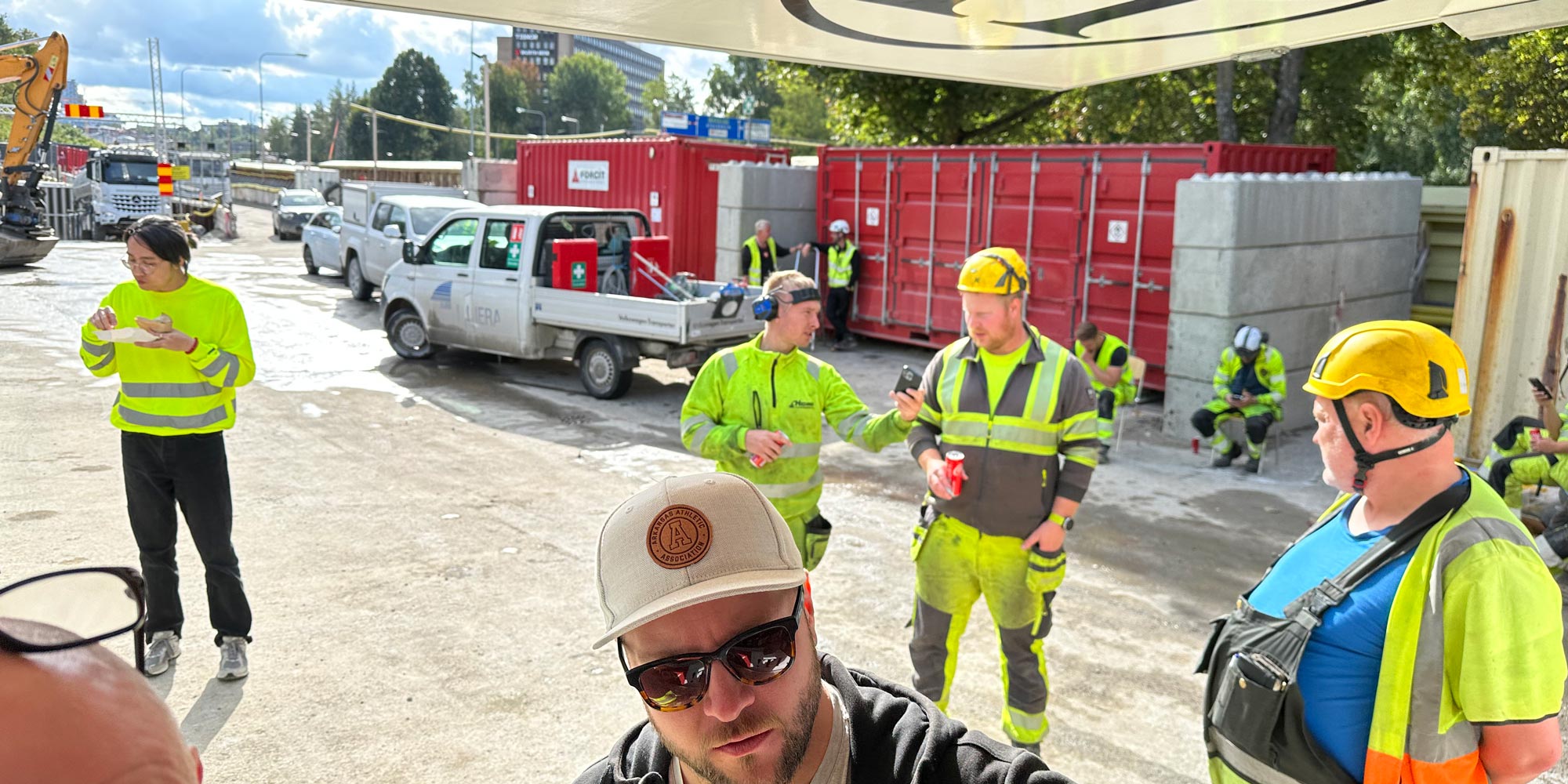 Foodtruck på ett event