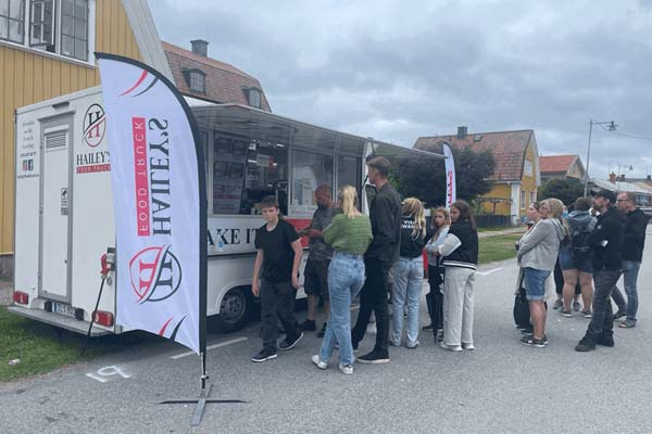 Foodtruck på ett event