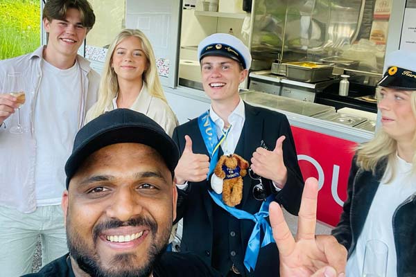 Foodtruck på ett event