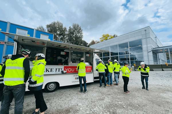 Foodtruck på ett event