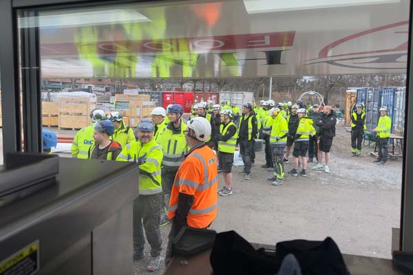 Foodtruck på ett event