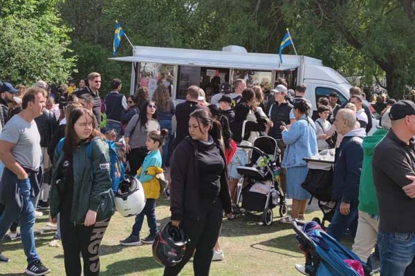 Foodtruck på ett event