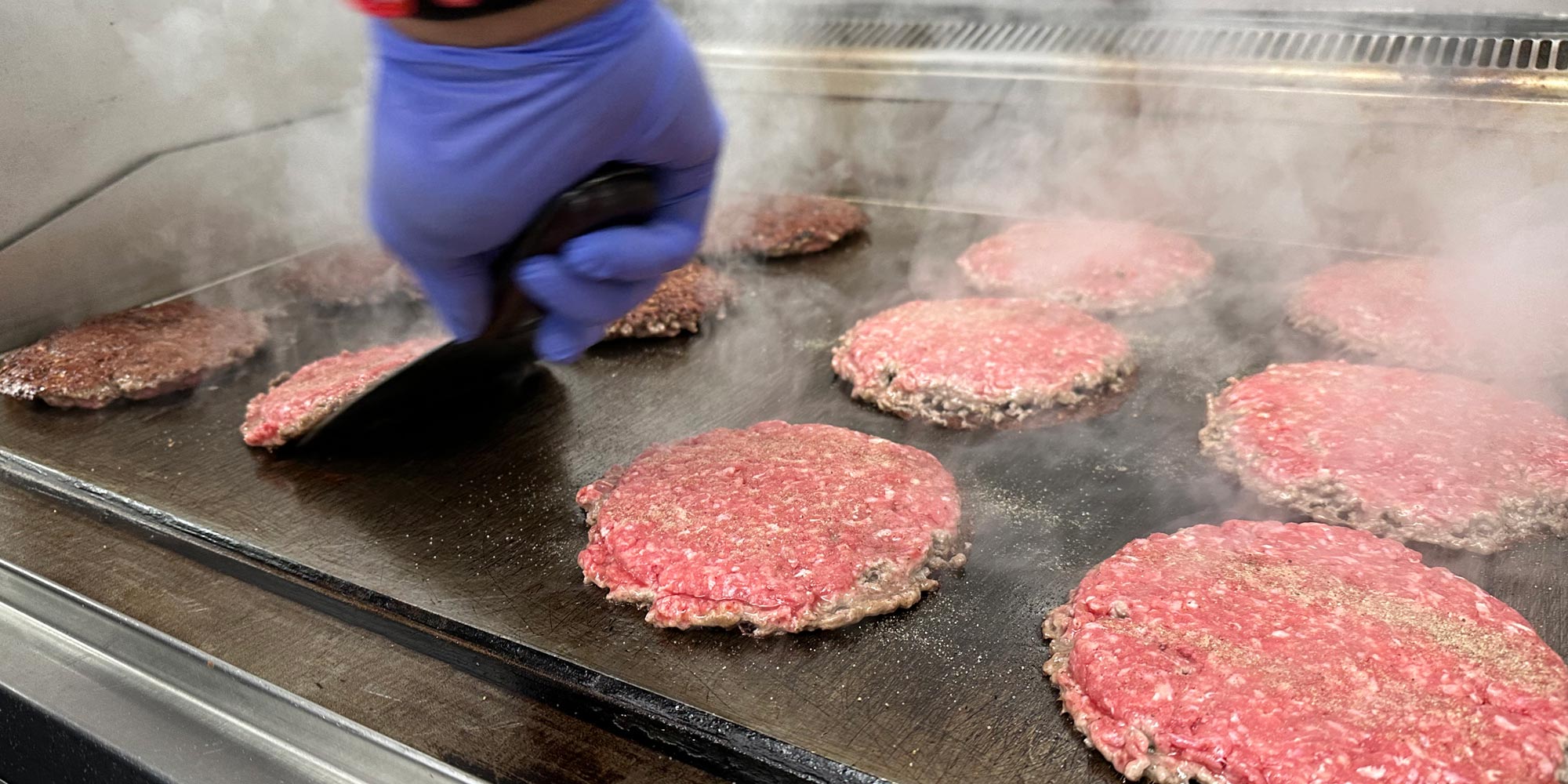 Smashed burger från Haileys Foodtruck